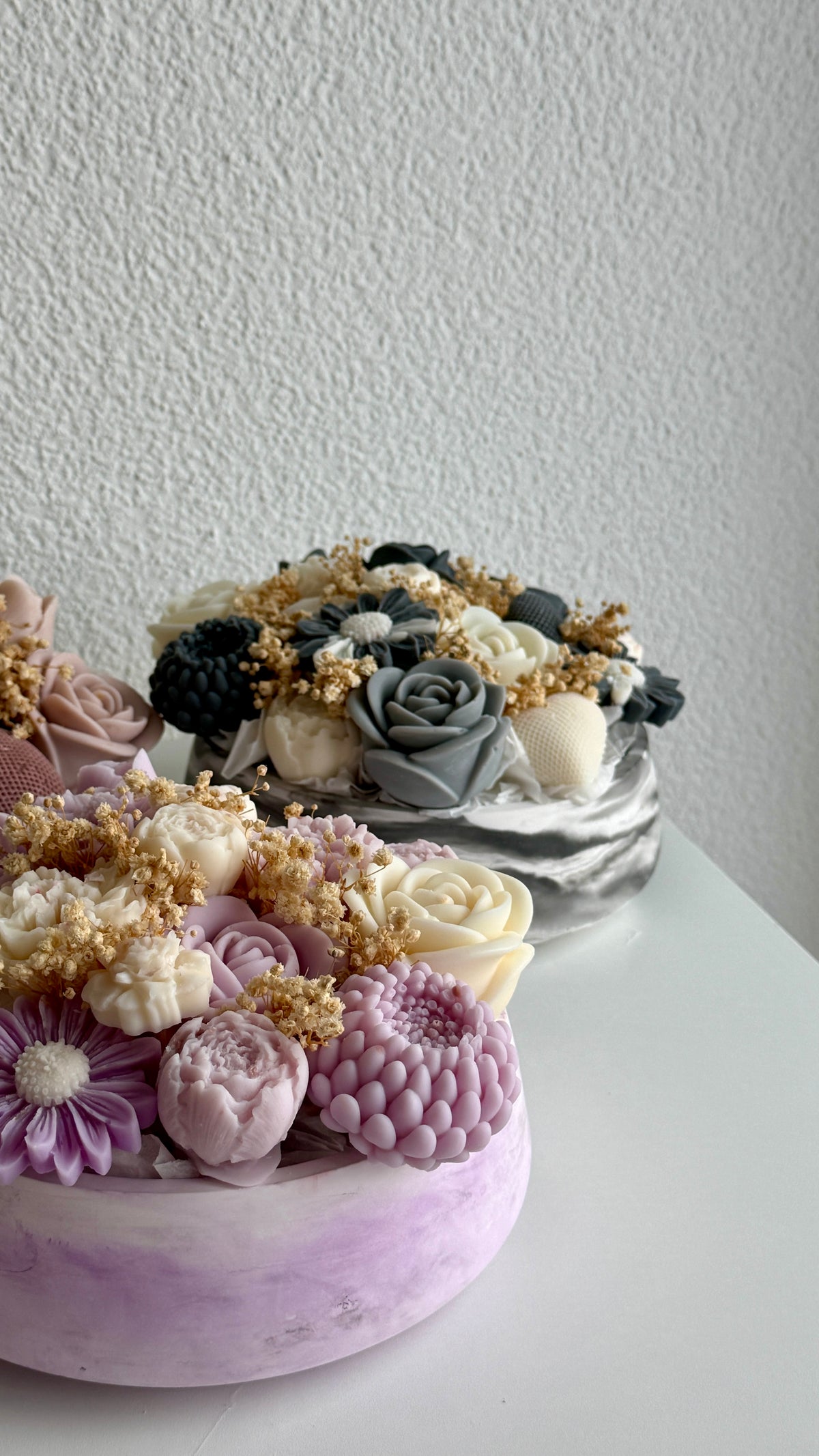 Lila Marmor Bloom