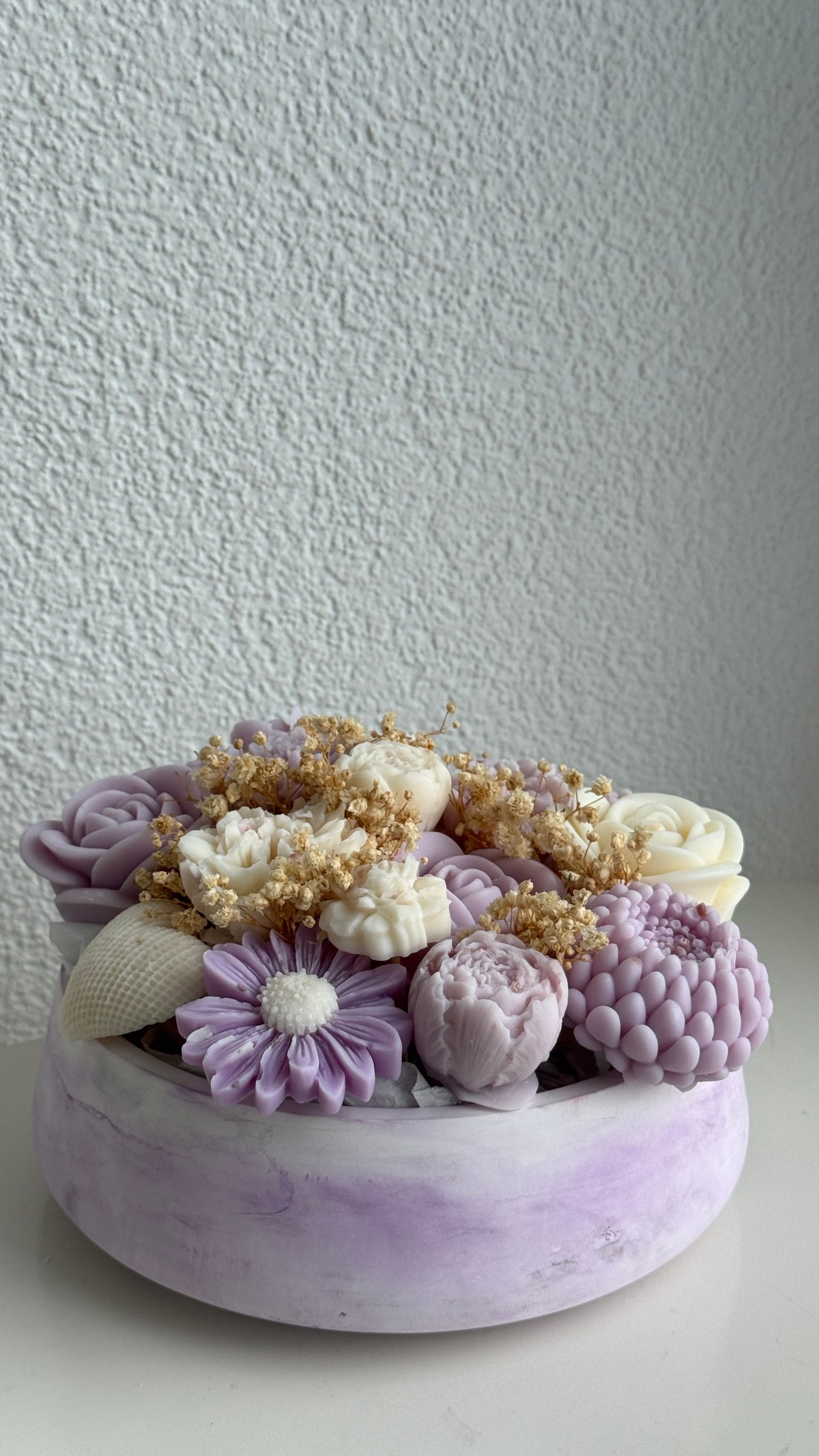 Lila Marmor Bloom