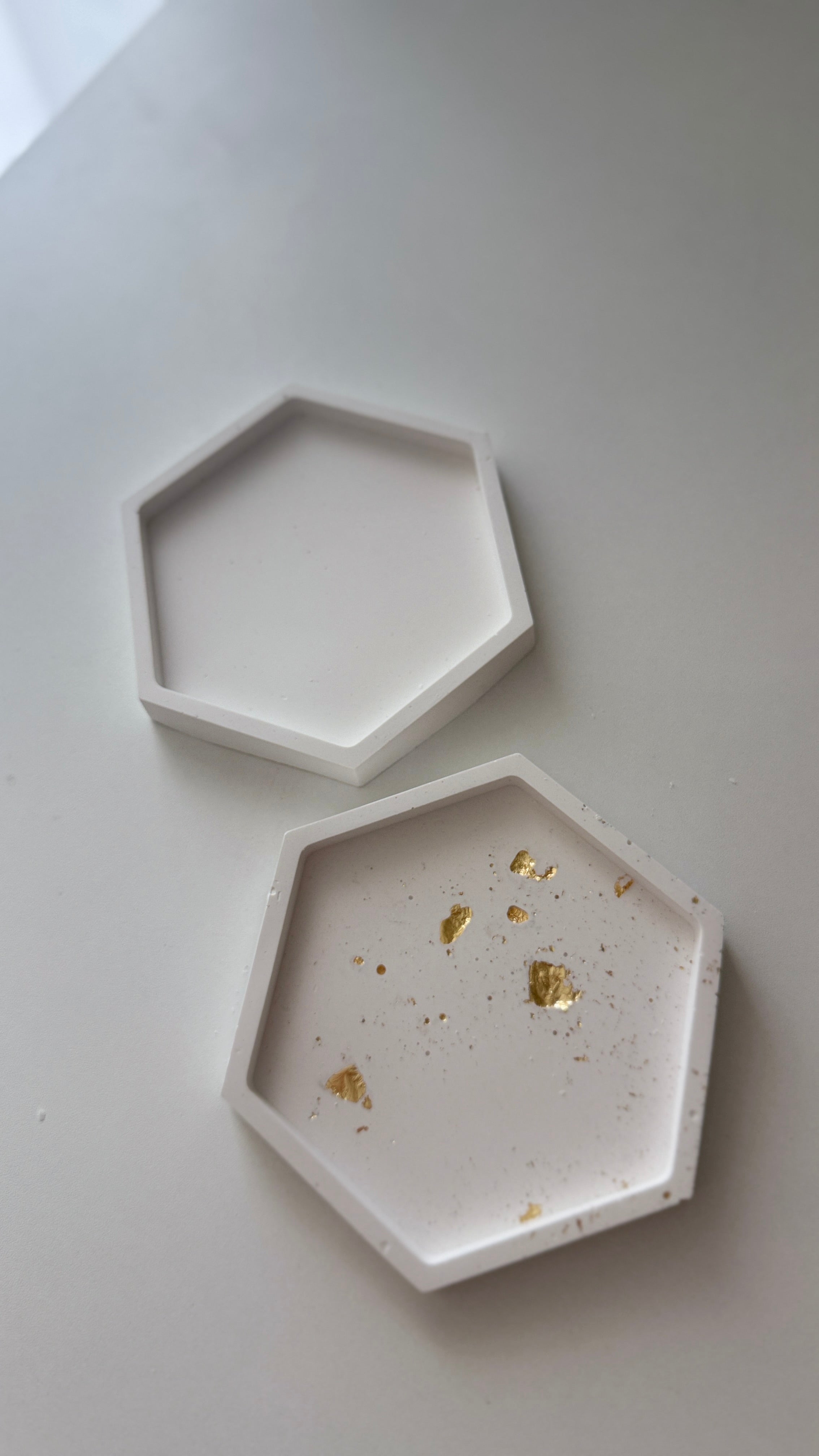 Dekotablett Hexagon