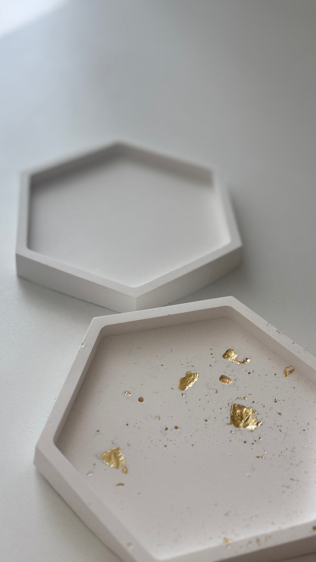Dekotablett Hexagon
