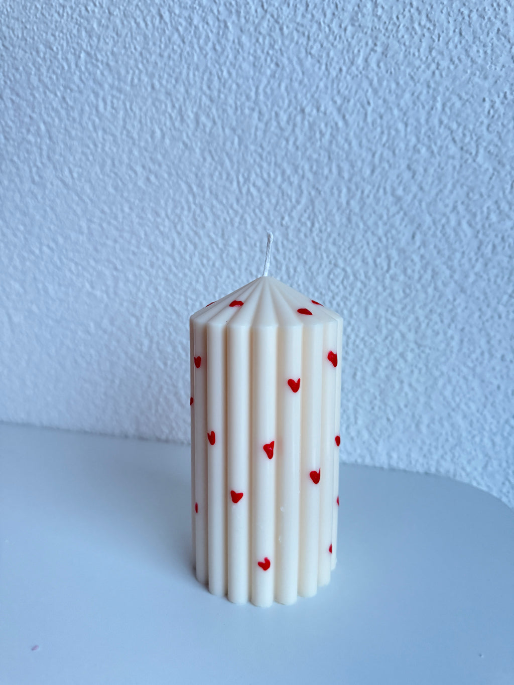 Geriffelte Stumpenkerze